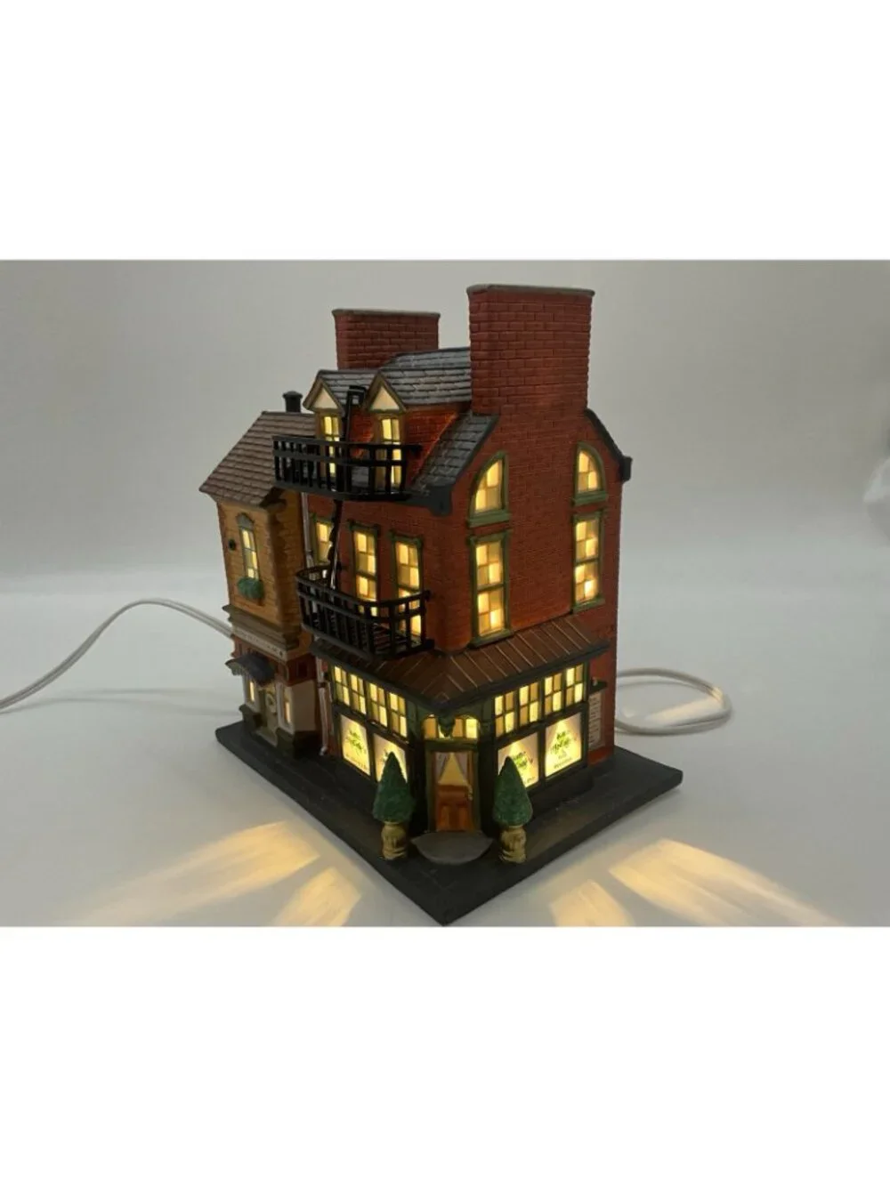 Dept 56 Katie McCabe's Restaurant & Books Porcelain Building Vintage Retired